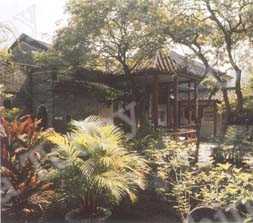 
Im Garten Keyuan in Dongwan
